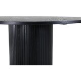 Venture Home Bianca okrugli blagovaonski stol ⌀110 cm, crni | shoptok.hr