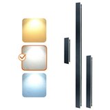  LED spoljašnje zidno svetlo MIRANA LED/25W/230V 4000K IP44 120 cm crna | Eponuda.com