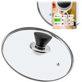 KADAX stekleni pokrov 20 cm univerzalni toplotno odporen pokrov za lonce in ponev, (5000355906) | Shoptok.si