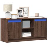 TV ormarić s LED svjetlima boja hrasta 100x34x50 cm drveni | shoptok.hr