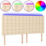  Uzglavlje krem 160x5x118/128 cm od tkanine | shoptok.hr