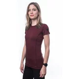 Sensor MERINO AIR Ženska majica, boja vina, veličina