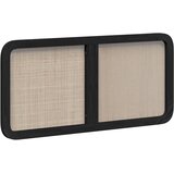  Uzglavlje s uzglavljem Crna 120 x 55 x 3 cm Ratan | Eponuda.com