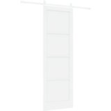 vidaXL klizna vrata Set od 2 Bijela Drvo 78 x 232 cm Klizni dijelovi | shoptok.hr