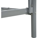 Za krevet na kat sivi metalni 140 x 200 / 90 x 200 cm | shoptok.hr