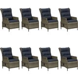  9-dijelni vrtni blagovaonski set smeđi | shoptok.hr