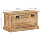 vidaXL klop s prostorom za shranjevanje 85x40x45 cm trden mangov les | Shoptok.si