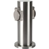  Brilagi - Spoljašnji stub sa utičnicama PILLAR 2Z SCHUKO 230V IP44 mat hrom | Eponuda.com