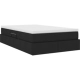 Krevet s madracem i skladištem Crna 120 x 200 cm Poliester | shoptok.hr