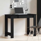  Radni stol crni 100x45x75 cm od konstruiranog drva | Eponuda.com