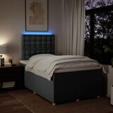  Krevet s oprugama i madracem tamnosivi 120 x 200 cm od tkanine | shoptok.hr