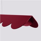 Thoro Bordo rdeča aluminijasta LED viseča svetilka BISCUIT &amp;ndash; Slike