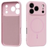 Chameleon Gumiran magnetni ovitek (TPU Magnetic Pastel) za Apple iPhone 17 Pro Max, roza | Shoptok.si