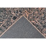 Kayoom RAVNO TKANA PREPROGA Faye 925 Multi / Schwarz 150/230 cm tkano večbarvno, črna | Shoptok.si