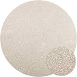  Tepih ZIZUR krem Ø 200 cm s izgledom jute unutarnji i vanjski | shoptok.hr