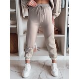 DStreet Spodnie dresowe damskie ELEGRA mokka | shoptok.hr