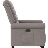  Naslonjač na podizanje od tkanine smeđesivi | shoptok.hr
