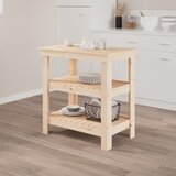 vidaXL Delovna miza 78,5x50x80 cm trdna borovina Cene