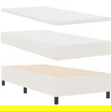 Box Spring Krevet s Madracem &amp LED Krem 80x200 cm Lajkica | shoptok.hr