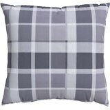  Jastučić za van Kockasto 4 pcs Sivi karirani 60 x 60 cm Tkanina | shoptok.hr