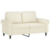  3-dijelni set sofa s jastucima krem baršunasti | shoptok.hr