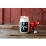 Milkhouse Candle Co. Farmhouse Milk & Sugar dišeča sveča Mason Jar 368 g | Shoptok.si
