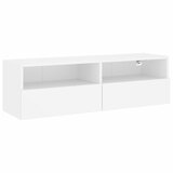 Maison Chic Stenska TV omarica - TV stojalo - Televizijska omarica bela 100x30x30 cm inženirski les, (21700384) Cene