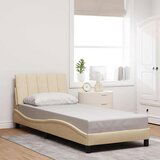  posteljni okvir brez vzmetnice Cream 90x200 cm Tkanina, (22054120) Cene
