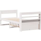 vidaXL Okvir kreveta bez madraca bijeli 100x200 cm konstruirano drvo | shoptok.hr