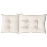  Jastuci za stolice 4 kom prošarano krem 120x50x7 cm tkanina | shoptok.hr