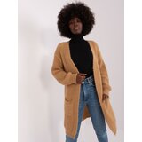 Italy Moda Cardigan-DHJ-SW-1009.09P-camel | Shoptok.si