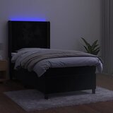  box spring s madracem LED crni 80 x 200 cm baršunasti | shoptok.hr