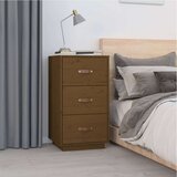 vidaXL Noćni ormarići 2 kom boja meda 40x40x75 cm od masivne borovine | shoptok.hr