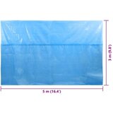  Pravokutni pokrivač za bazen 500 x 300 cm PE plavi | shoptok.hr
