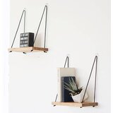 Hanah home Aa098 Walnut Wall Shelf | ePonuda.com