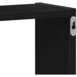  Zidne kockaste police crni hrast 68x15x68 cm inženjerski drvo | shoptok.hr