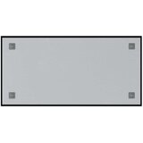 vidaXL Zidna magnetna ploča crna 80x40 cm od kaljenog stakla | shoptok.hr