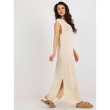 BADU Dress-BA-SK-C1002.61P-light beige | Shoptok.si