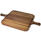 Brezawood drvena daska za serviranje 35x30 - 2 ručice orah