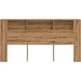  Uzglavlje s ormarićem boja hrasta 200x18 5x102 5 cm drveni | shoptok.hr