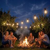  LED spolja&amp;scaron;nja dekorativna girlanda 36xE12/1W/230V 22,35 m IP65 crna Slike