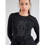 Armani Exchange Majica črna / srebrna | Shoptok.si