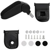 Naslon za ruke za automobil crni 15 x 35 x (30 - 47) cm ABS