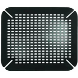 iDesign crna podloga za umivaonik Contour, 35 x 41 cm