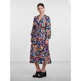 Y.a.s Obleka 'Limuna' temno modra / oranžna / roza / bela | Shoptok.si