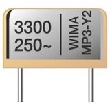 WIMA MP 3-Y2 0,01uF 20% 250V RM15 MP3 Y2-smetnji kondenzator Radijalno ožičen 0.01 µF 250 V/AC 20 % 15 mm (D x Š x V) 19 x | Eponuda.ba