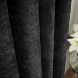 Hyperion Črne izolacijske zavese iz šenilje v kompletu 2 ks 117x183 cm Selene Luxury Chenille – | Shoptok.si