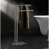 Premium linija prostostoječega držala za brisače | deluxe zlato držalo za brisače TH8899 - brušeno zlato | Shoptok.si