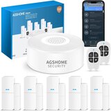 AGSHOME brezžični pametni WiFi alarmni sistem za dom - 8-delni komplet | Shoptok.si
