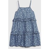 GAP Kids Denim Dress with Frills - Girls Cene'.'
